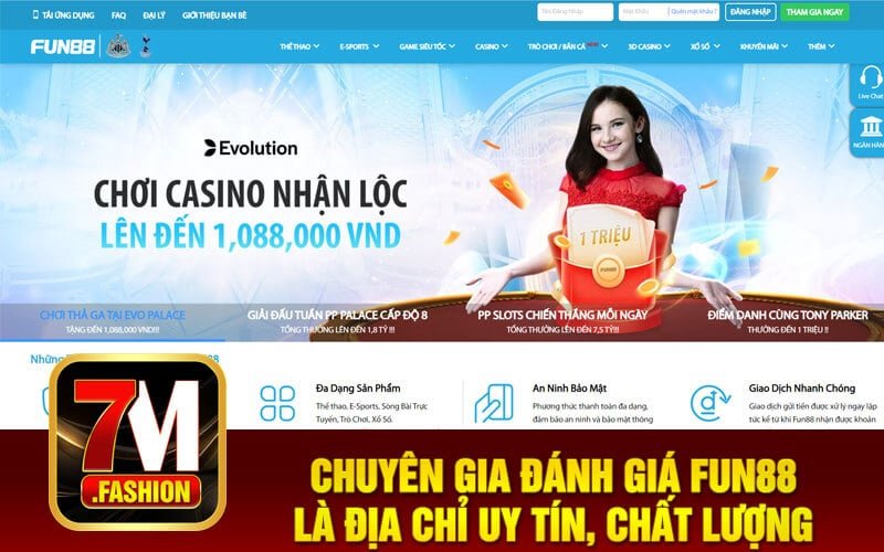 Chuyên gia đánh giá Fun88 là địa chỉ uy tín, chất lượng
