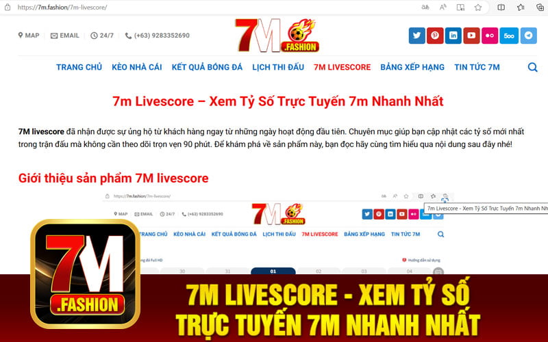 7m Livescore - Xem Tỷ Số Trực Tuyến 7m Nhanh Nhất