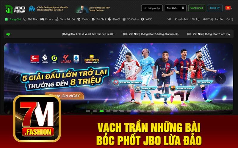 Vạch trần những bài bóc phốt JBO lừa đảo
