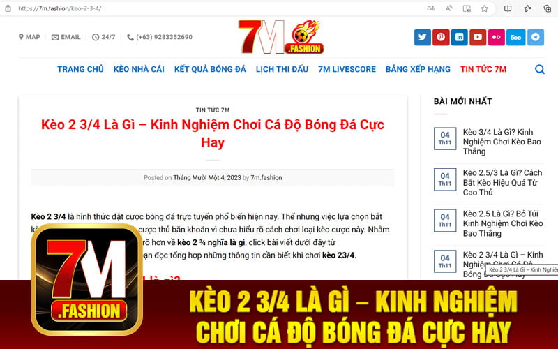 Kèo 2 3/4 Là Gì – Kinh Nghiệm Chơi Cá Độ Bóng Đá Cực Hay