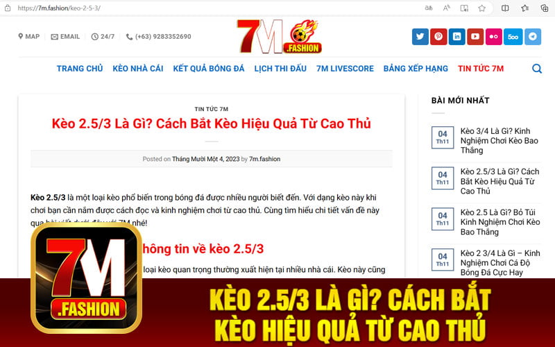 Kèo 2.5/3 Là Gì? Cách Bắt Kèo Hiệu Quả Từ Cao Thủ