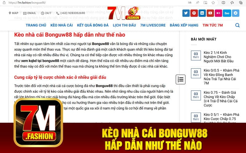 Kèo nhà cái Bonguw88 hấp dẫn như thế nào 
