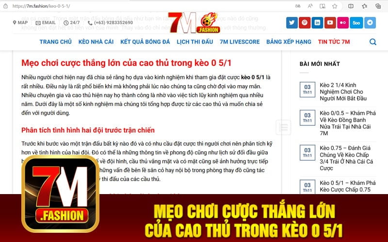 Mẹo chơi cược thắng lớn của cao thủ trong kèo 0 5/1
