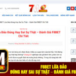 F8BET Lừa Đảo Đúng Hay Sai Sự Thật – Đánh Giá F8BET Chi Tiết