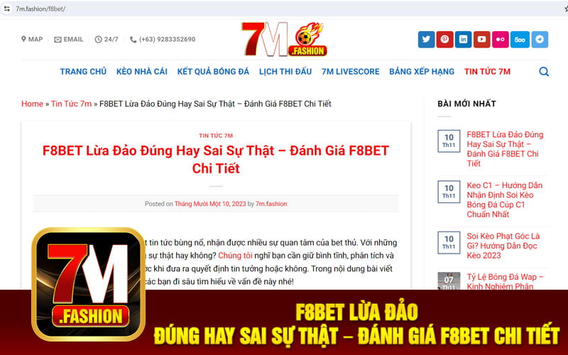 F8BET Lừa Đảo Đúng Hay Sai Sự Thật – Đánh Giá F8BET Chi Tiết