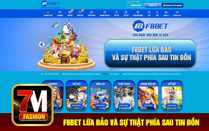 F8BET lừa đảo và sự thật phía sau tin đồn
