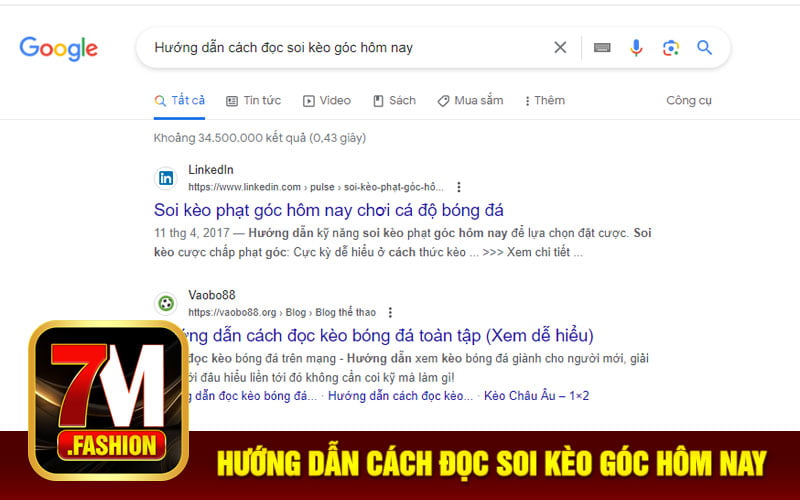 Hướng dẫn cách đọc soi kèo góc hôm nay
