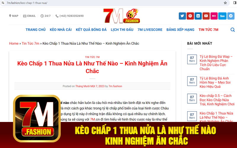 Kèo Chấp 1 Thua Nửa Là Như Thế Nào - Kinh Nghiệm Ăn Chắc