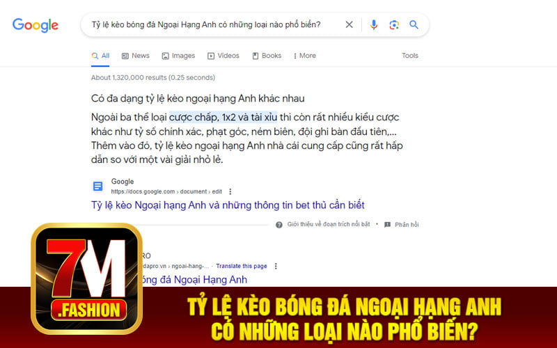 Tỷ lệ kèo bóng đá Ngoại Hạng Anh có những loại nào phổ biến?